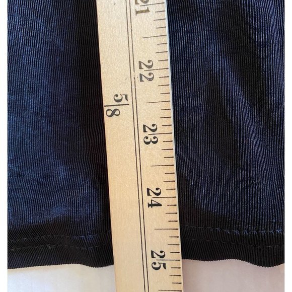 Jonden by Linda Stead Black Top 2X Washed Acetate Lyocell Square Neck Minimalist - Picture 6 of 8